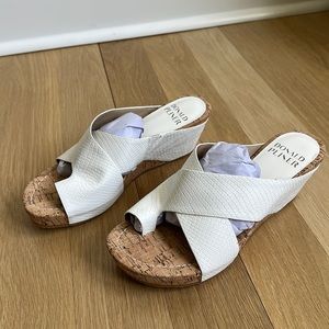 Brand new Donald Pliner wedge sandals